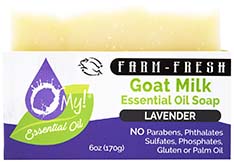 708020 6 oz Goat Milk Lavender Oil Soap - 36 per Case
