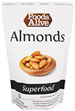 Picture of Foods Alive 591804 12 oz Organic Almonds - 6 per Case