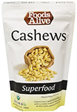 Picture of Foods Alive 591042 12 oz Organic Cashews - 6 per Case
