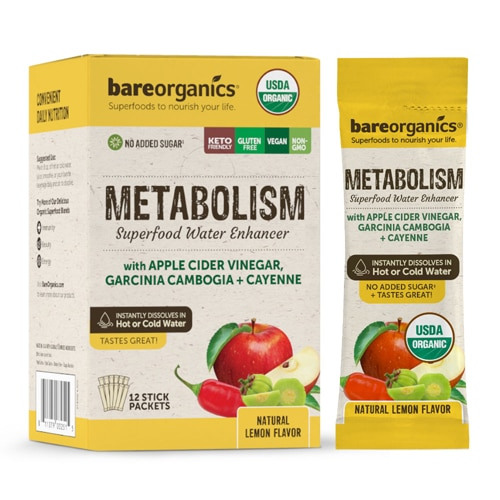 Picture of Bare Organics 681251 Metabolism Blend Water Enhancer 
