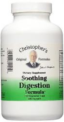 Picture of Christophers Original Formulas 689142 Soothing Digestion Formula - 180 Vegetarian Capsules
