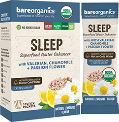 Picture of Bare Organics 681261 Sleep Blend Superfood Water Enhancer&#44; 6 per Case - 5 Stick Packets