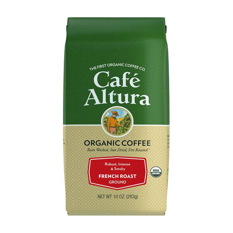 Picture of Cafe Altura 352550 10 oz French Roast Ground Organic Coffee 