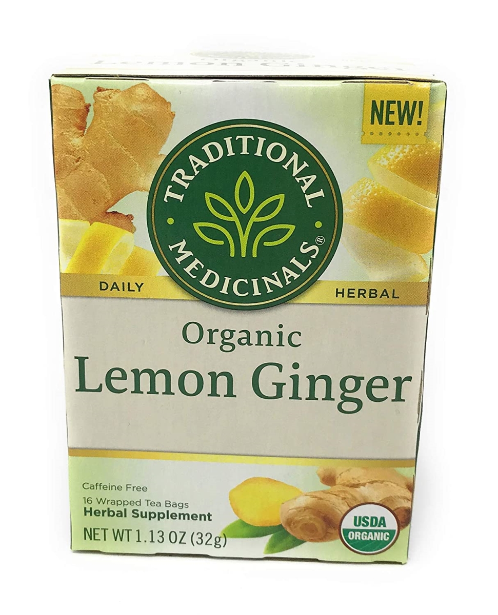 Picture of Traditional Medicinals TMT63 Lemon Ginger Tea 