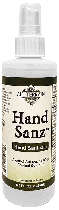 Picture of All Terrain 100108 8 oz Hand Sanz Santizer Spray