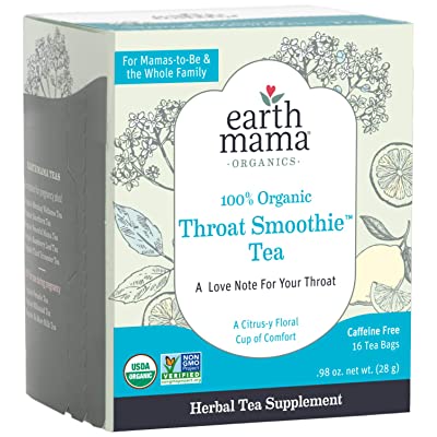 Picture of Earth Mama 750081 Throat Smoothie Tea Organic&#44; 16 Bags - Case of 6