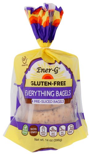 Picture of Ener-G Foods Gluten Free 301131C 0.428 oz Everything Bagels&#44; Sliced