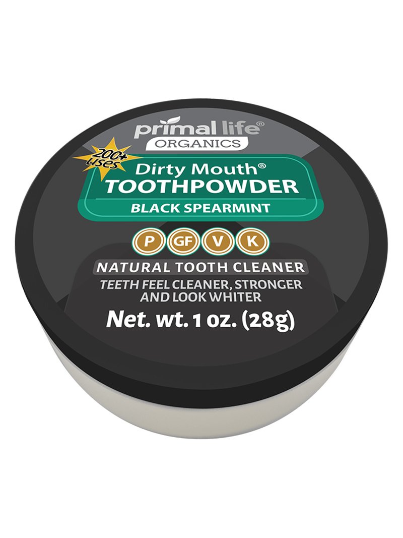 748098 Black Spearmint Toothpowder,, 1 oz - 36 per Case