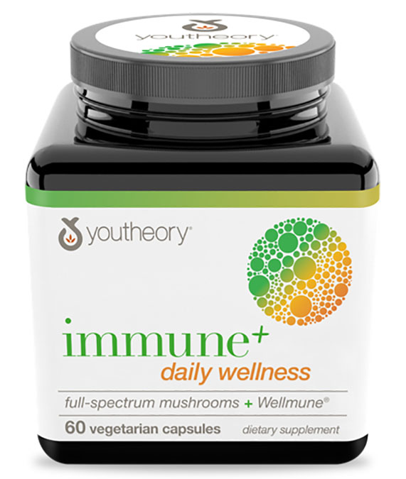 Picture of Youtheory 537787 Immune Daily Wellness&#44; 60 Vegetarian Capsules - 12 per Case