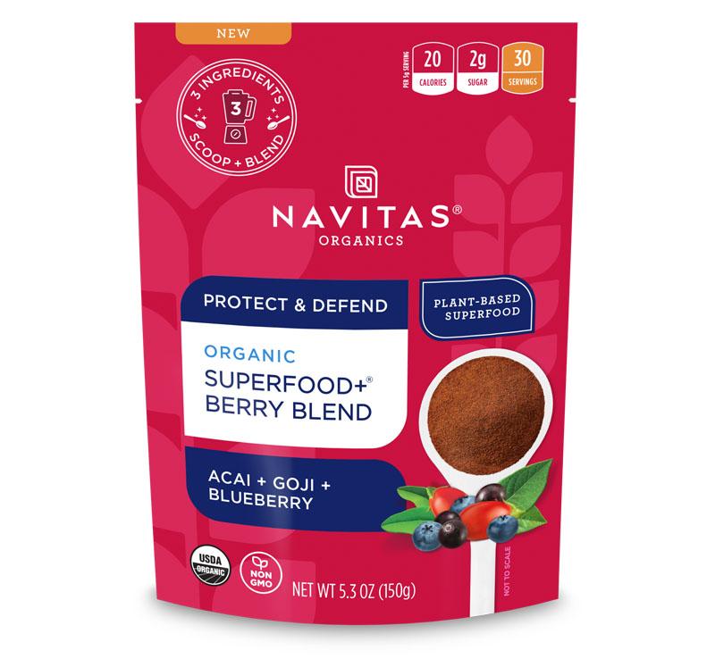 Picture of Navitas Organics 332251 6.3 oz Superfood Plus Berry Blend