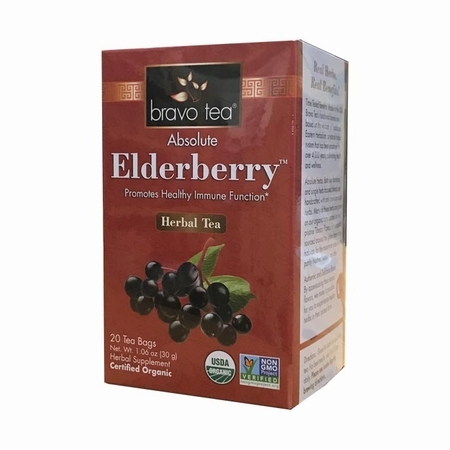 Picture of Bravo Tea 689564 Organic Elderberry Tea&#44; 20 Bags