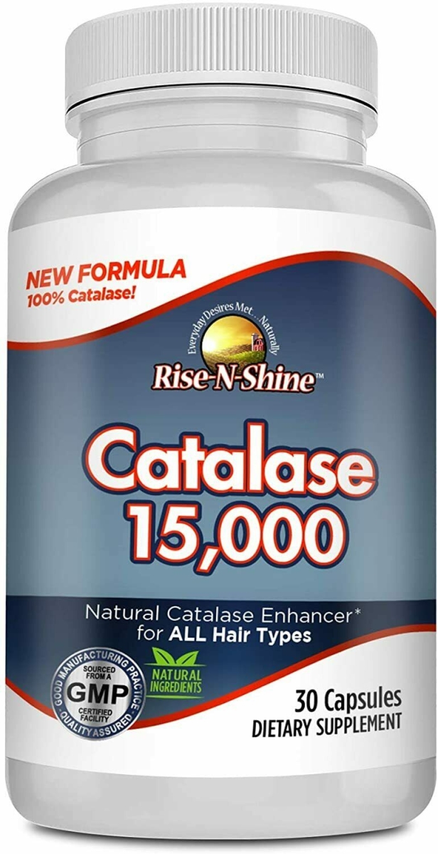 Picture of Rise-N-Shine 761427 Catalase 15,000 Pure Only Antioxidant Enzyme 30 Capsules Small Acid Resistant