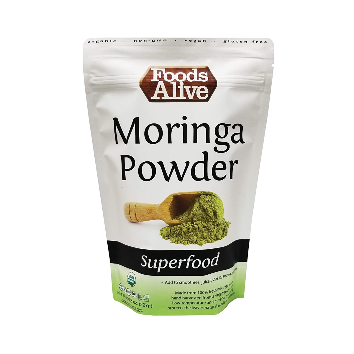 Picture of Foods Alive 591092 8 oz Organic Moringa Powder