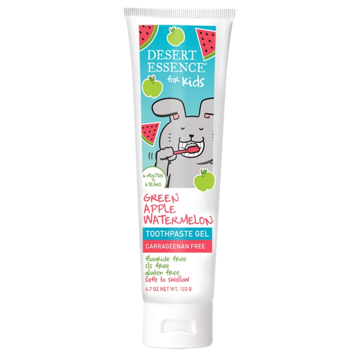 4.7 oz Green Apple Watermelon Toothpast Gel
