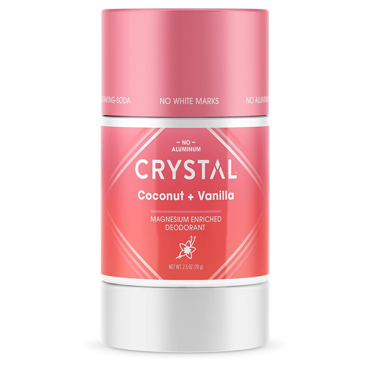 Picture of Crystal 522100 2.5 oz Magnesium Deodorant Stick&#44; Coconut & Vanilla