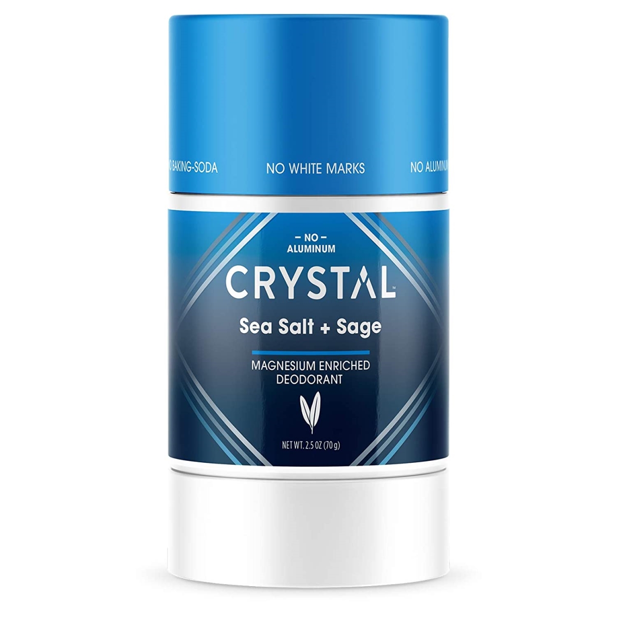 Picture of Crystal 522300 2.5 oz Magnesium Deodorant Stick&#44; Sea Salt & Sage