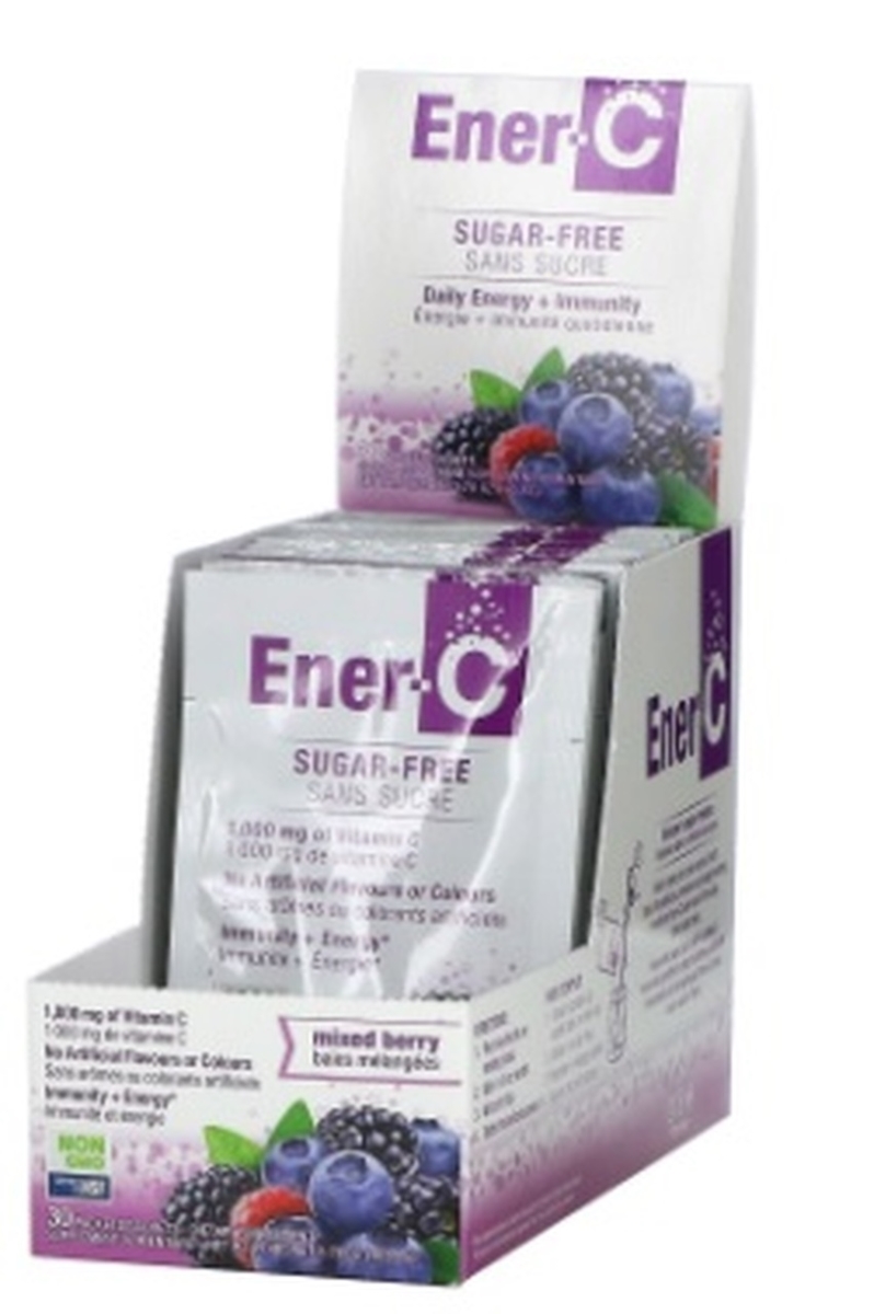 Picture of Ener-C 631132 Sugar Free Vitamin C Effervescent Drink Mix&#44; Mixed Berry - 30 Packet