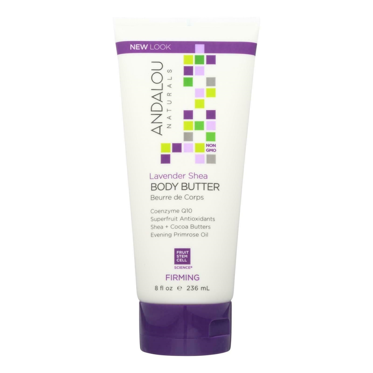 Picture of Andalou Naturals 509217 8 oz Lavender Shea Firming Body Butter