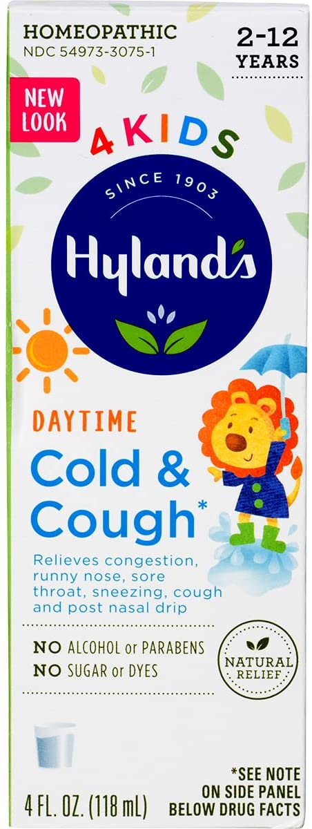 Picture of Hylands 223510 4 oz Coldn 4 Kids Multi-Symptom Liquid Cough Syrup