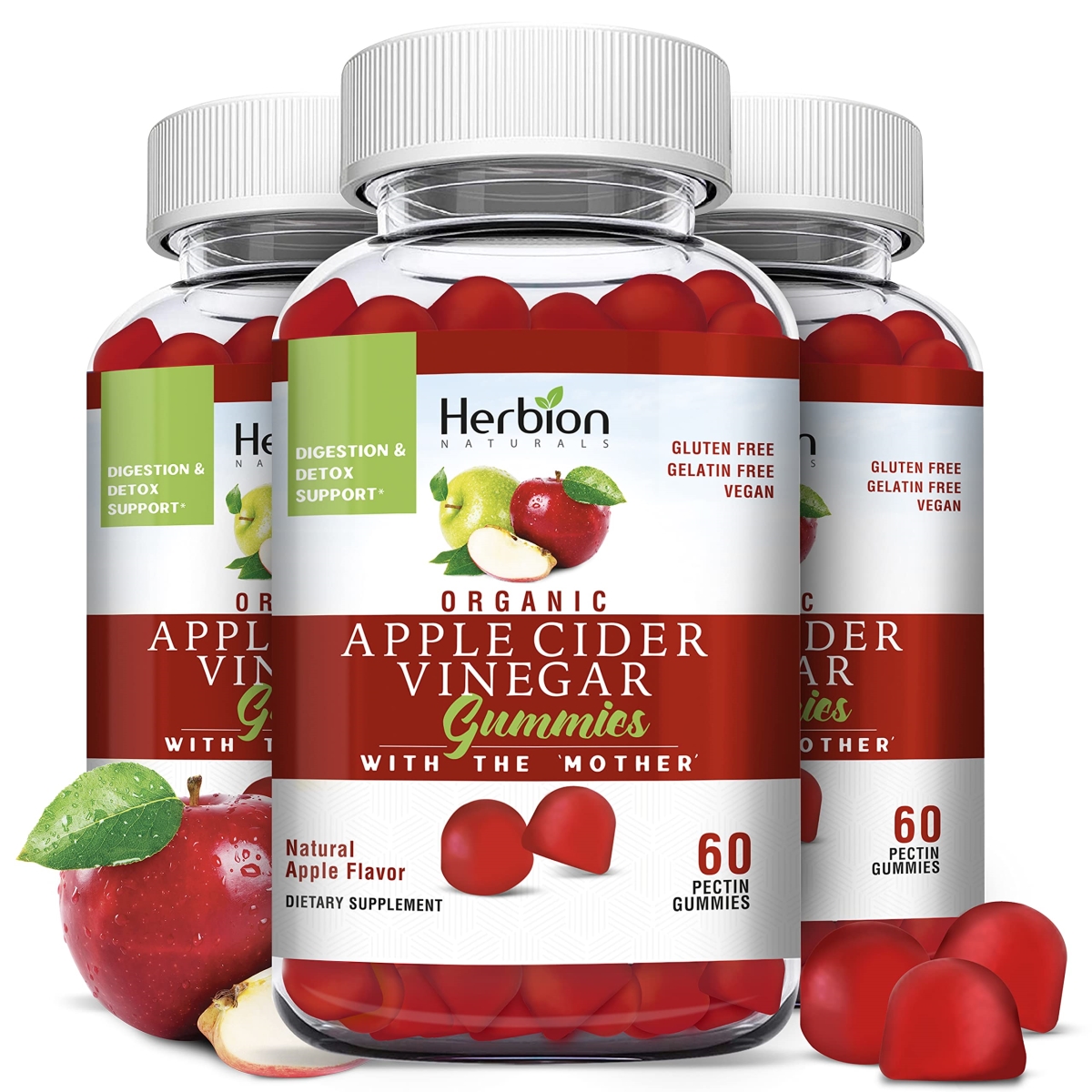 Picture of Herbion Naturals 582894 Apple Cider Vinger Gummies - 60 Count