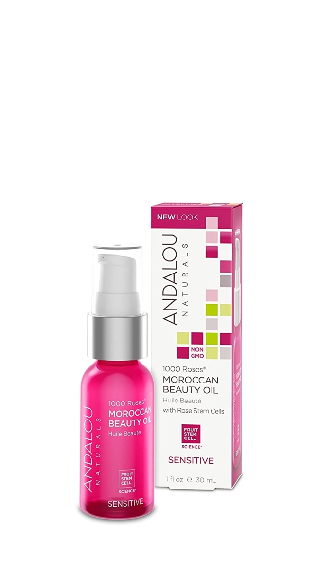 Picture of Andalou Naturals 509938 1 oz 1000 Roses Moroccan Beauty Oil&#44; White