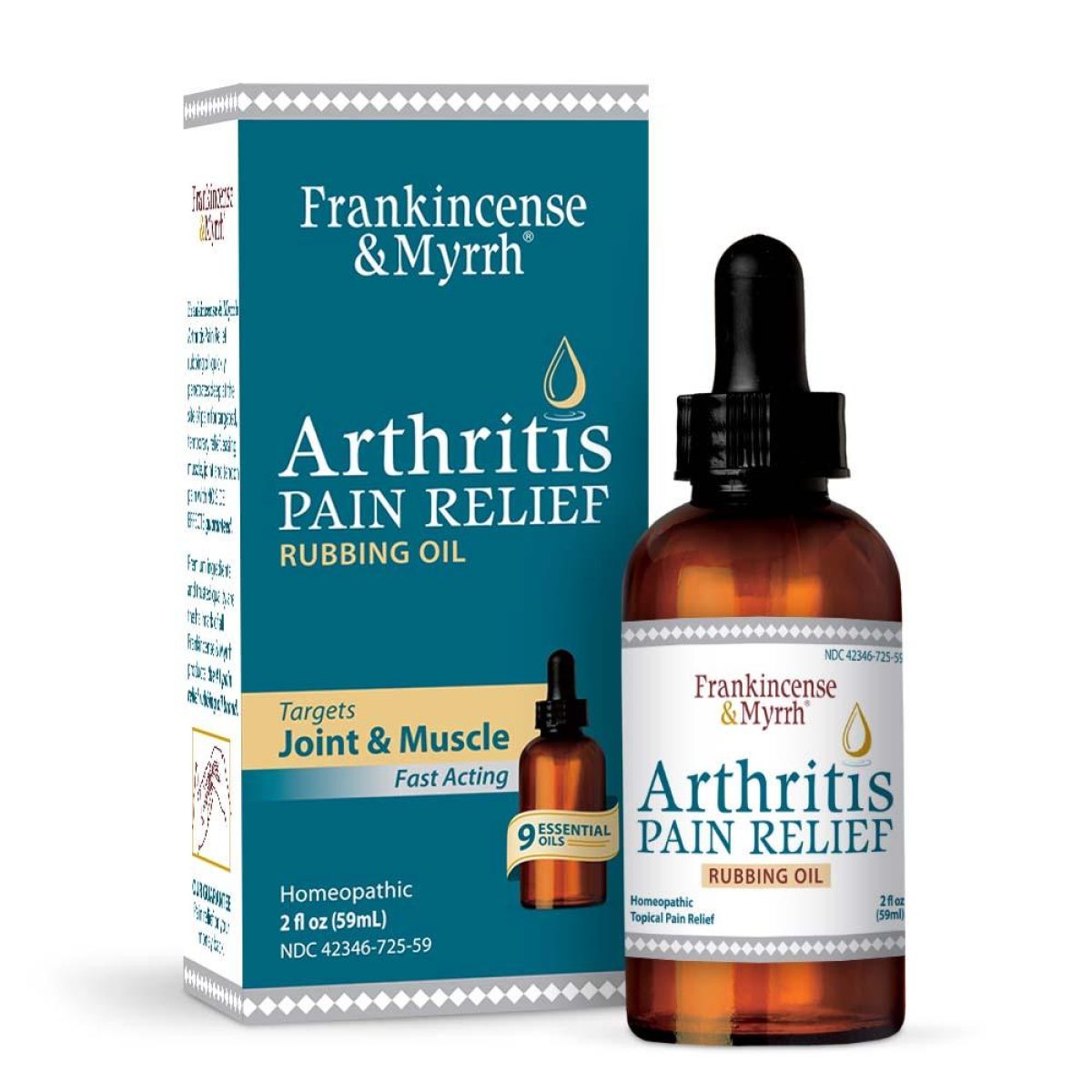 2 oz Arthritis Pain Relief Rubbing Oil