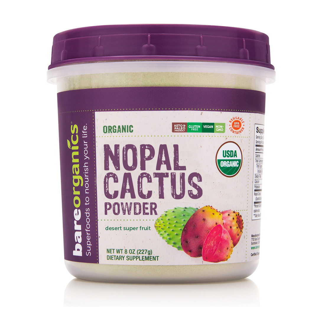 Picture of Bare Organics 681994 8 oz Organic Nopal Cactus Powder