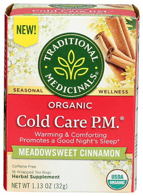Picture of Traditional Medicinals TMT732 Organic Cold Care P.M. Tea - Bags of 16