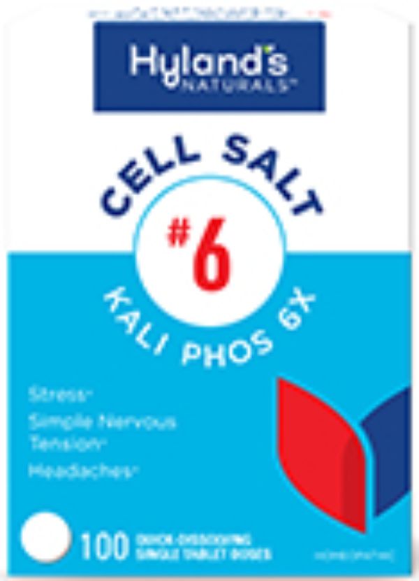 Picture of Hylands 223217 Kali Phosphoricum Number 6 Cell Salt - 100 Tablets
