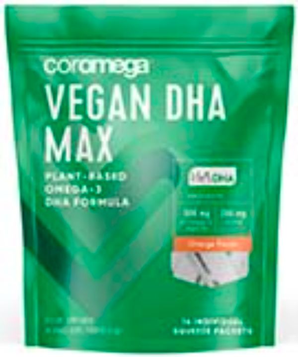 Picture of Coromega 619595 Vegan DHA Max Orange Drink - 14 Count