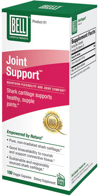 Picture of Bell Lifestyle 785008 Shark Cartilage for Joint Support - 100 Capsule
