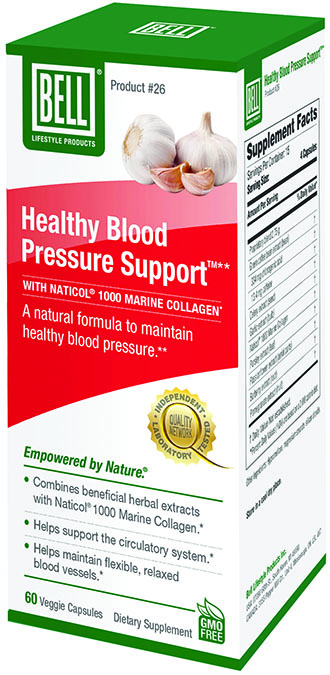 Picture of Bell Lifestyle 785908 Healthy Blood Pressure Support - 60 Capsule