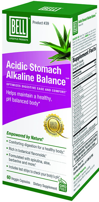 Picture of Bell Lifestyle 785023 Acidic Stomach Alkaline Balance - 60 Capsule