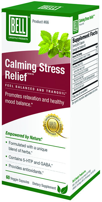 Picture of Bell Lifestyle 785038 Calming Stress Relief - 60 Capsule