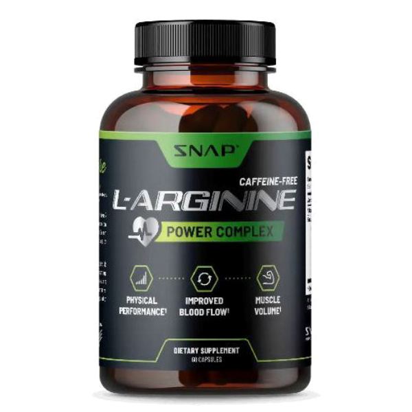 781324 Snap Supplements L-Arginine - 60 Capsules