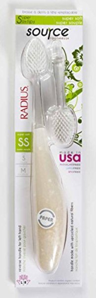 792092 Super Soft Bristles Floss Recycled Handle Toothbrush - Pack of 6