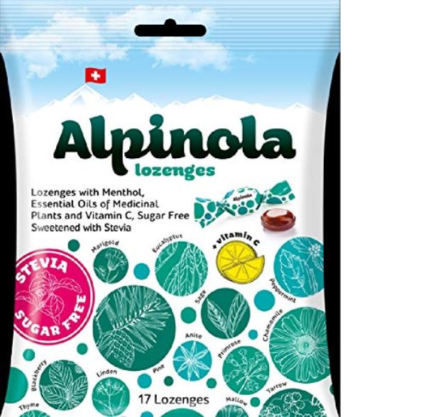 786605 Alpinola Stevia Lozenges - 17 Count
