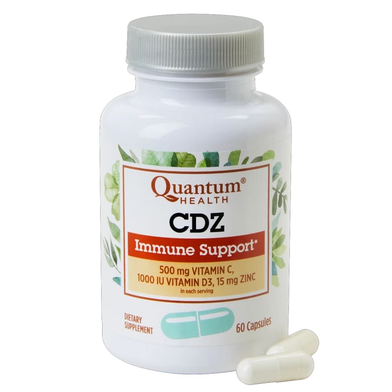 Picture of Quantum Q8500 CDZ Vitamin C & D Zinc Capsules - 60 Count