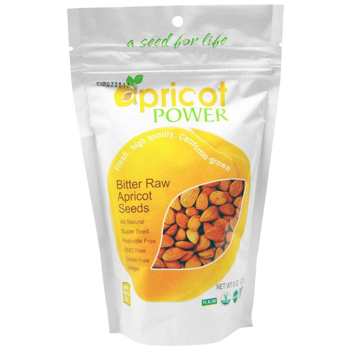 Picture of Apricot Power 740490 8 oz California Grown Aprict Seeds