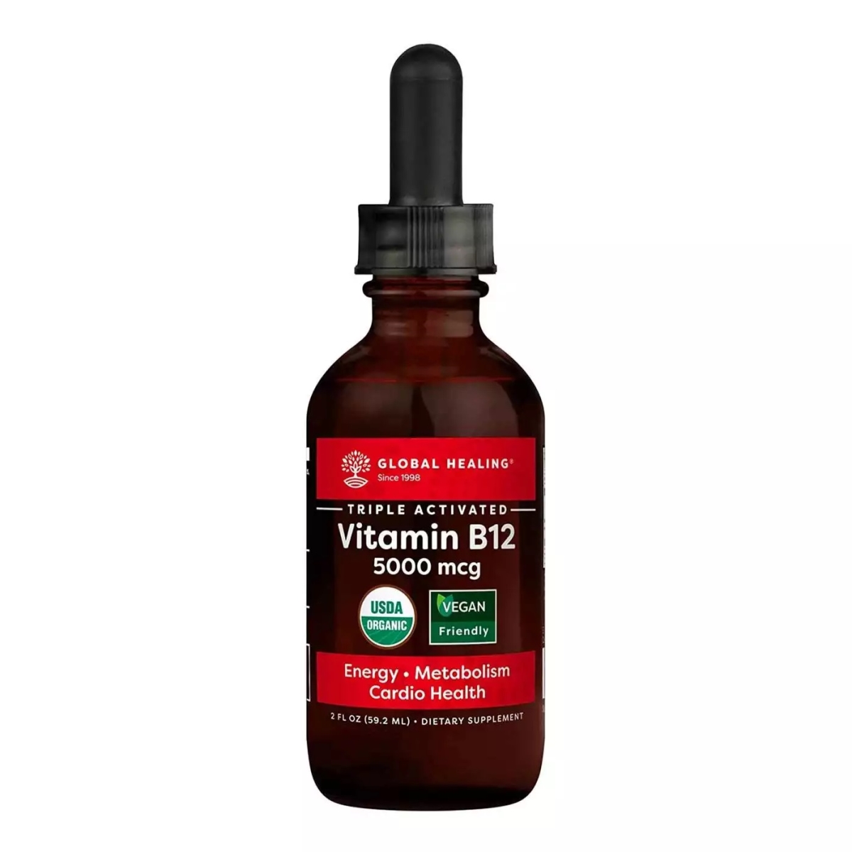 Picture of Global Healing Center 739060 2 oz 5000 MCG Vitamin B12