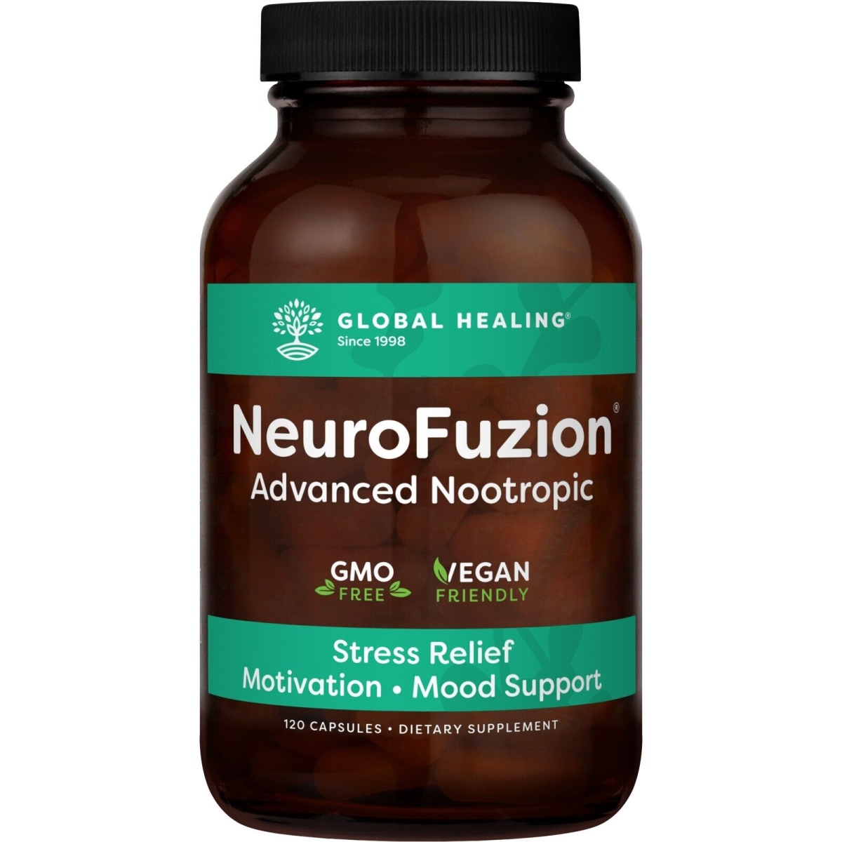 Picture of Global Healing Center 739087 Neurofuzion - Brain Health Support & Mental Clarity Supplement - 120 Capsules