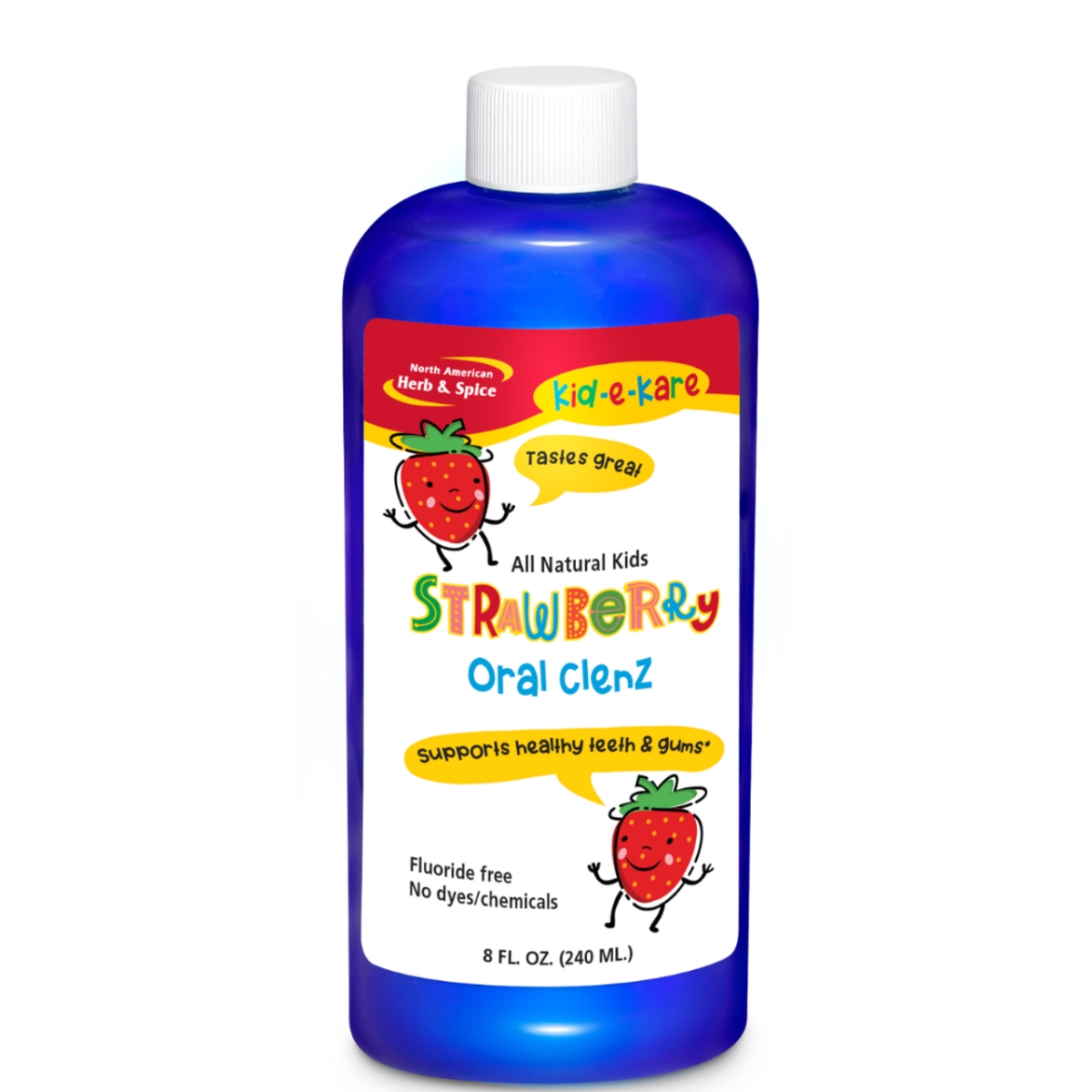 231419 8 oz Kid E Kare Strawberry Clenz Oral Care