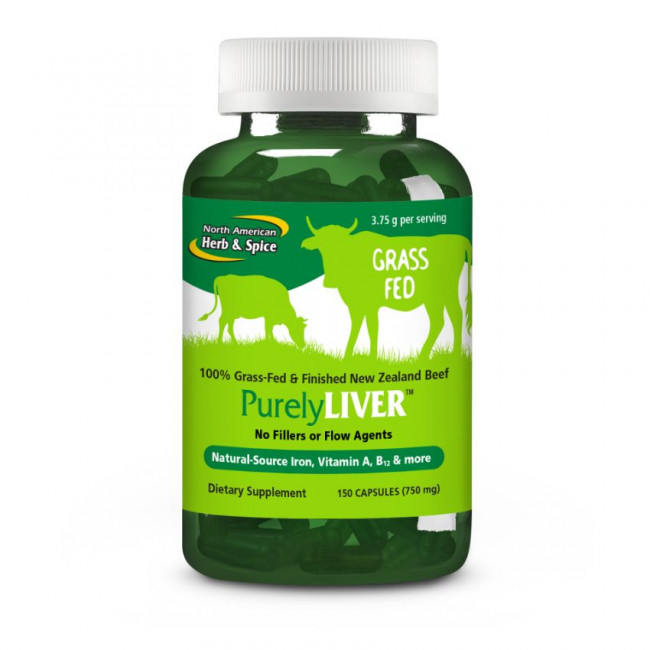 Picture of North American Herb & Spice 231973 PurelyLiver Capsules - 150 Count