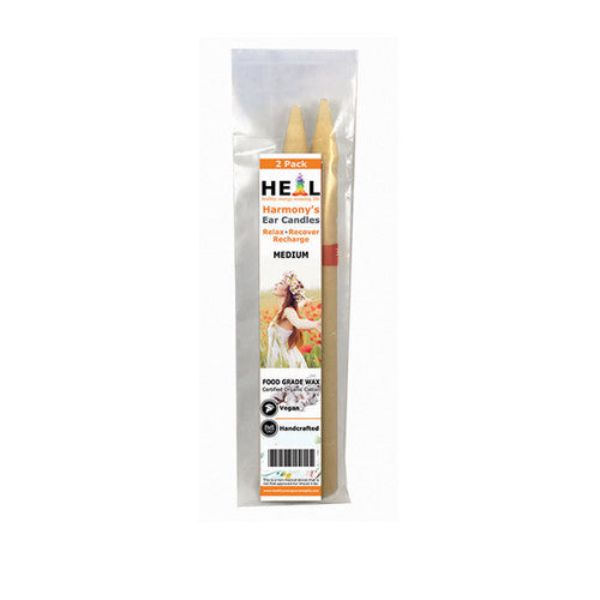 788257 Medium Unscented Ear Candles - Pack of 2