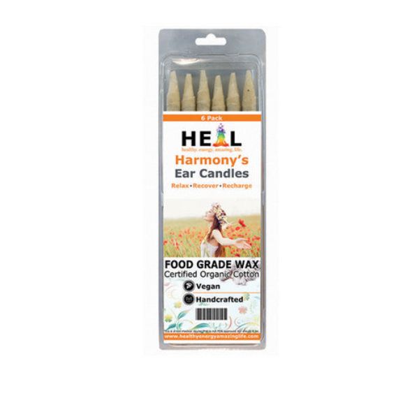 788321 Small Unscented Ear Candles - Pack of 6