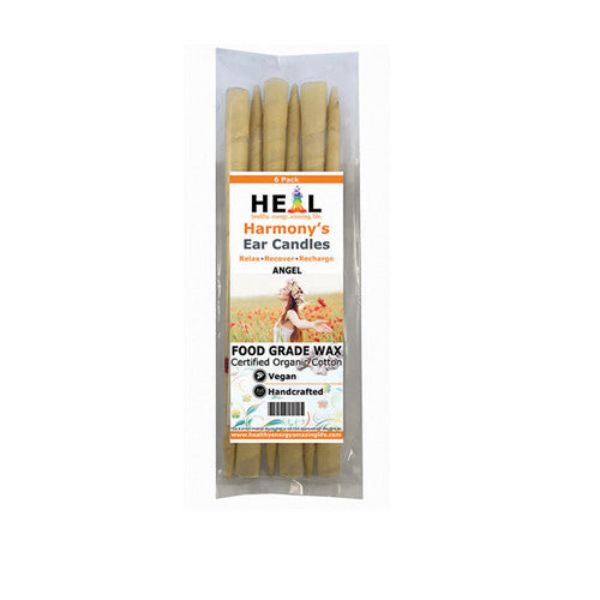 788658 Angel Unscented Ear Candles - Pack of 6