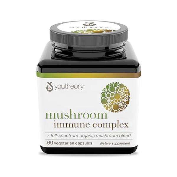 Picture of Nutrawise 537075 Youtheory Mushroom Immune Complex - 60 Vegetarian Capsule