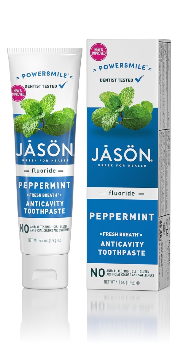 Picture of Hain Celestial Group 4804648 4.2 oz Powersmile Fluoride Toothpaste&#44; Peppermint