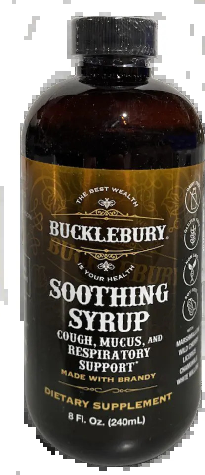 Picture of Bucklebury 721245 8 oz Respiratory Support Soothing Syrup
