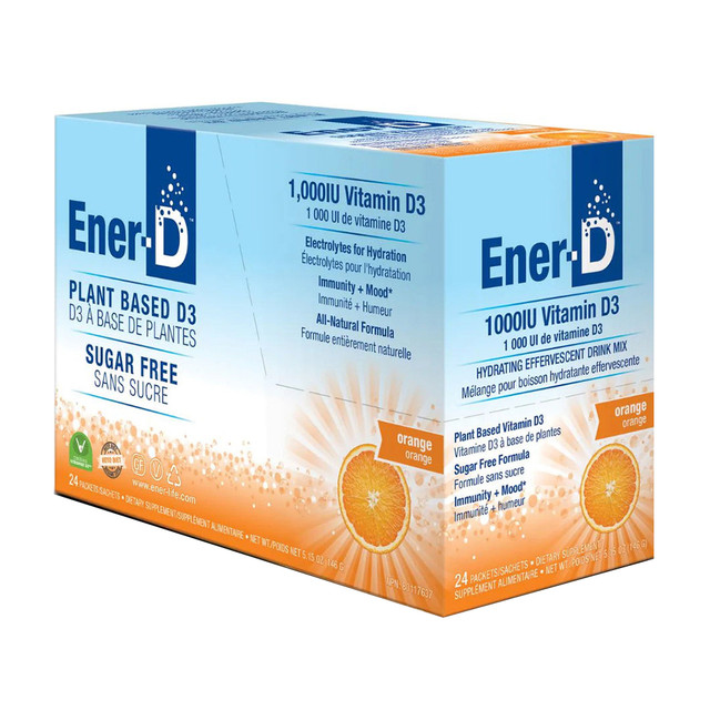 Picture of Pauling Labs 631150 Ener D Sugar Free Vitamin D&#44; Orange - 24 Packet